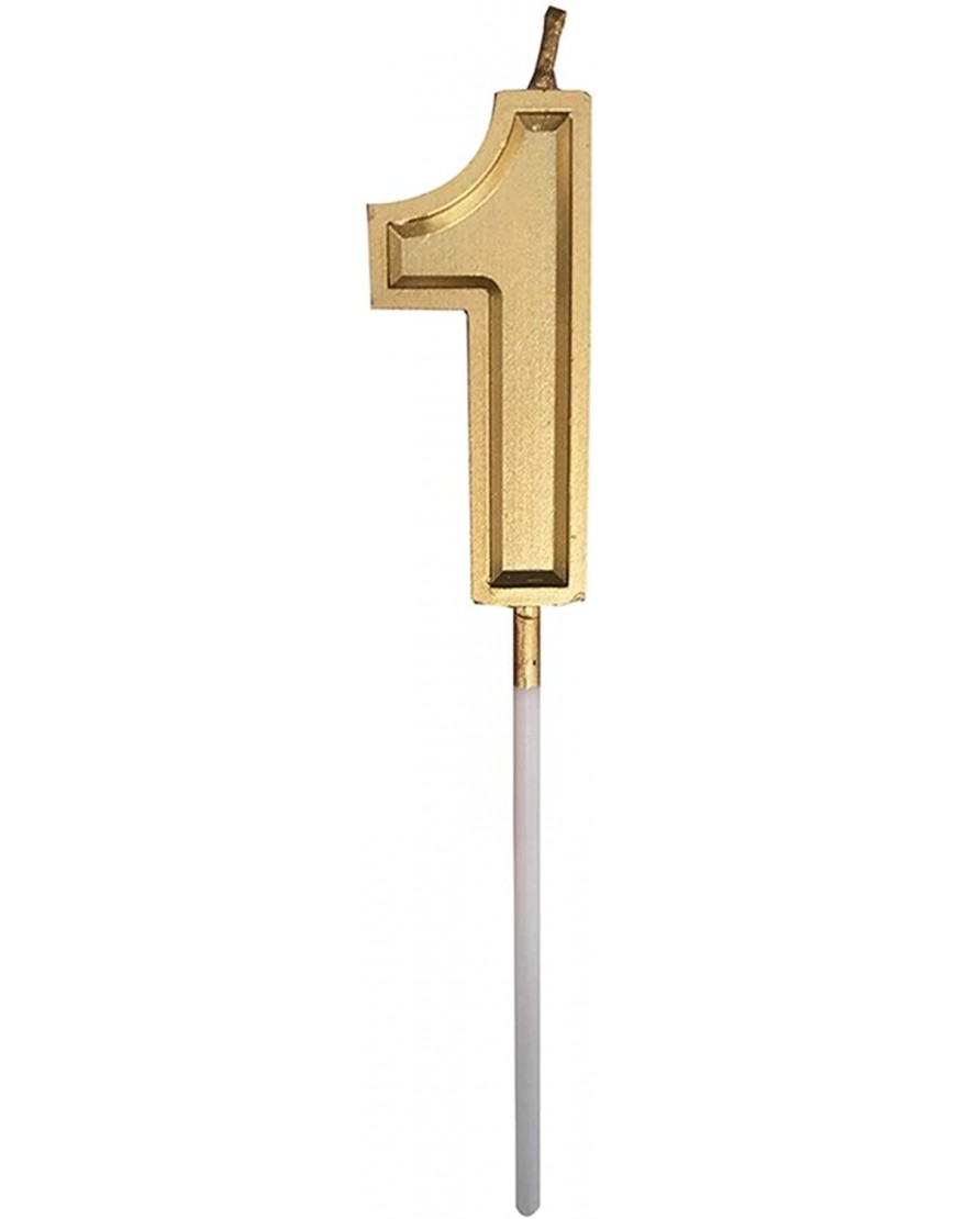 Adults Kids Number Candles Number Decor Numeral for Gold Birthday Cake Party Home Decor B Free Size