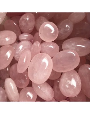 DSJJSUU Natural Gemstone Rose Quartz Palm Crystals Healing Stones for Home Decor Stone Crystals for Decoration Color : Pink Size : 60-70mm