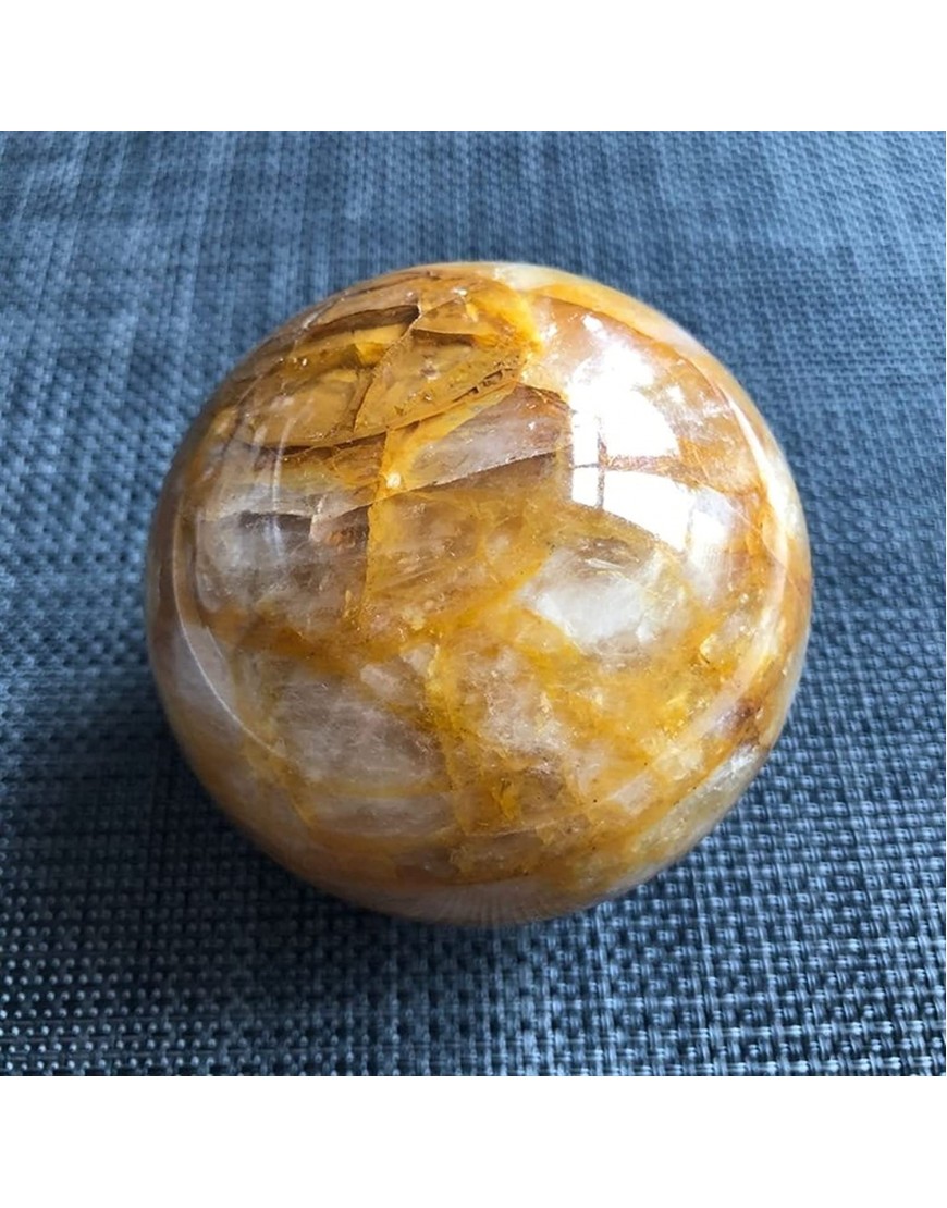 DSJJSUU Natural Stone Quartz Mineral Crystals Ball Reiki Gemstones Feng Shui Home Decor Tumbled Chips Crushed Quartz Color : Qinghai Jade Size : 50-60mm