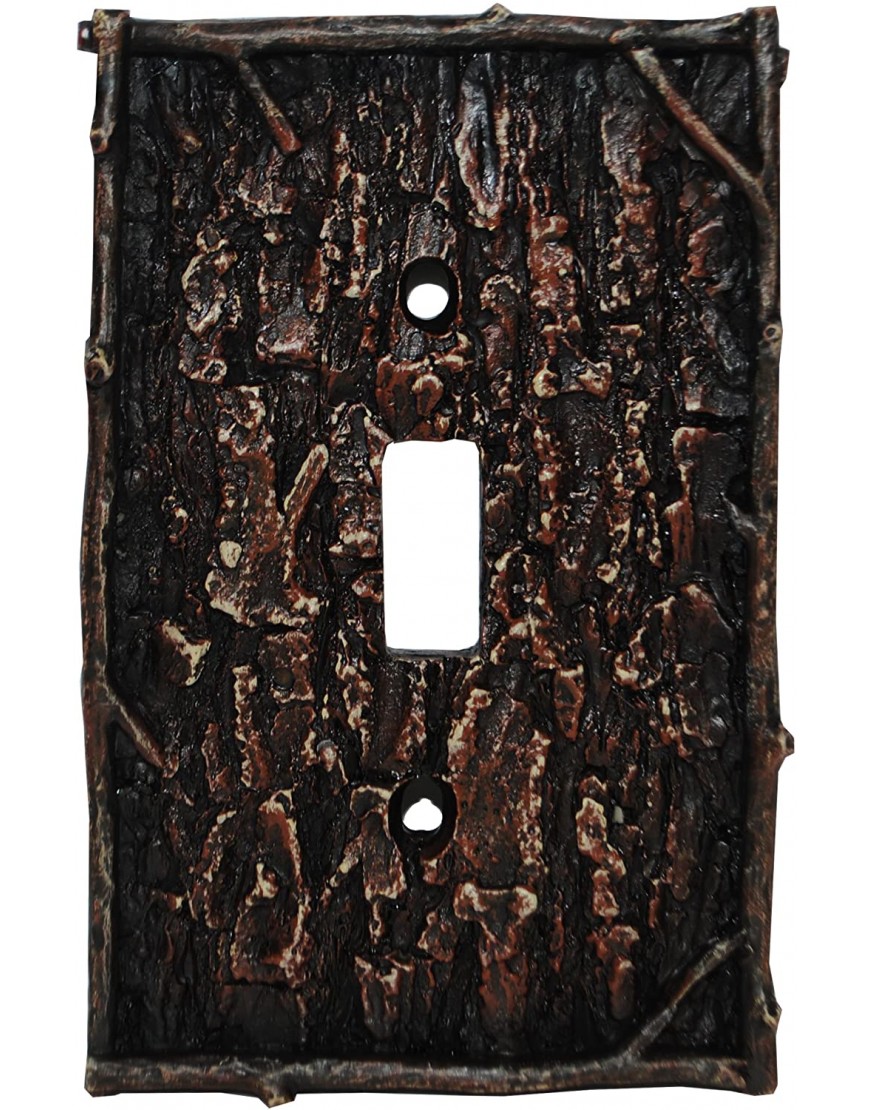HiEnd Accents Pine Bark Single Switch