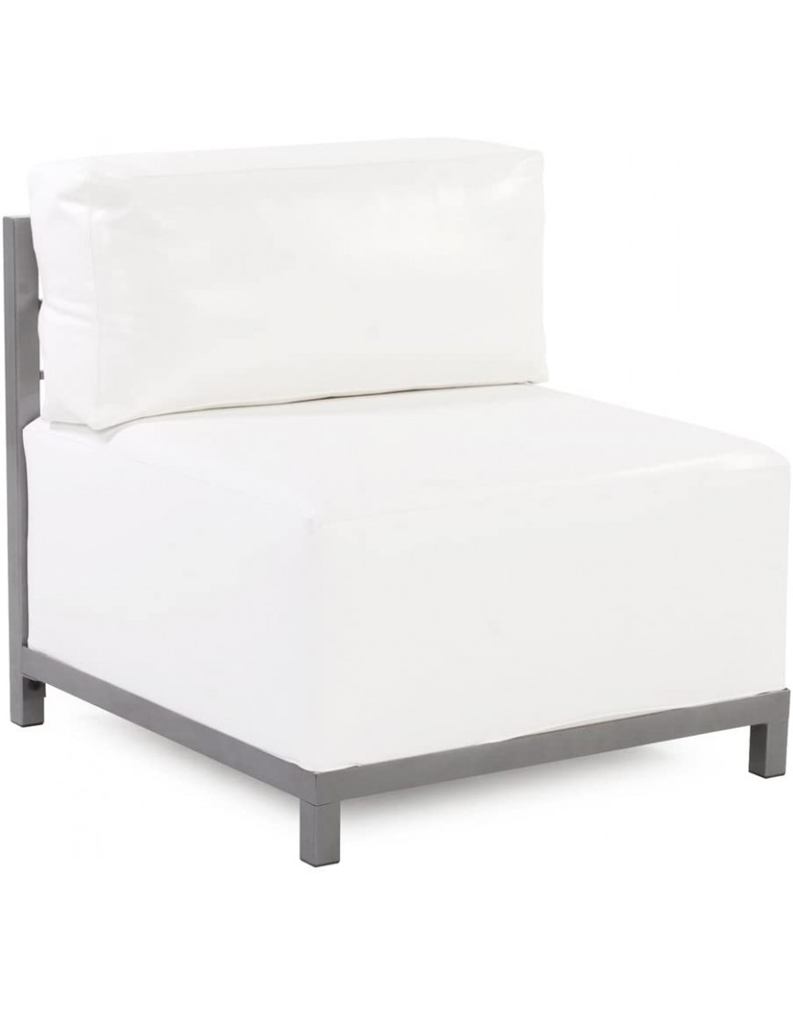 Howard Elliott Replacement Slipcover Exclusively Made for Howard Elliott Axis Corner Chair 100% Polyester Fabric Axis Chair Not Included Atlantis White
