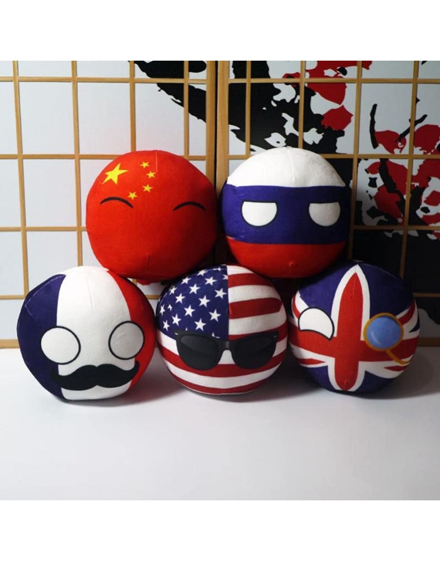 Countryball Plushies Polandball 3.5 inches 7.9 inches Plush Toy Country Ball Anime Cosplay Mini Pillow Cushion Key Ring Home Decor 7.9 inches 10