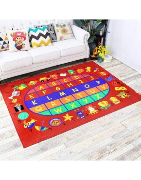 Kids Crawling Play Area Rugs Ultra Soft Cozy Microfiber Carpets Non Slip Washed Kids Bedroom Cushion Accent Throw Rugs for Living Room Nursery Home Decor-C-150×200CM59×79in