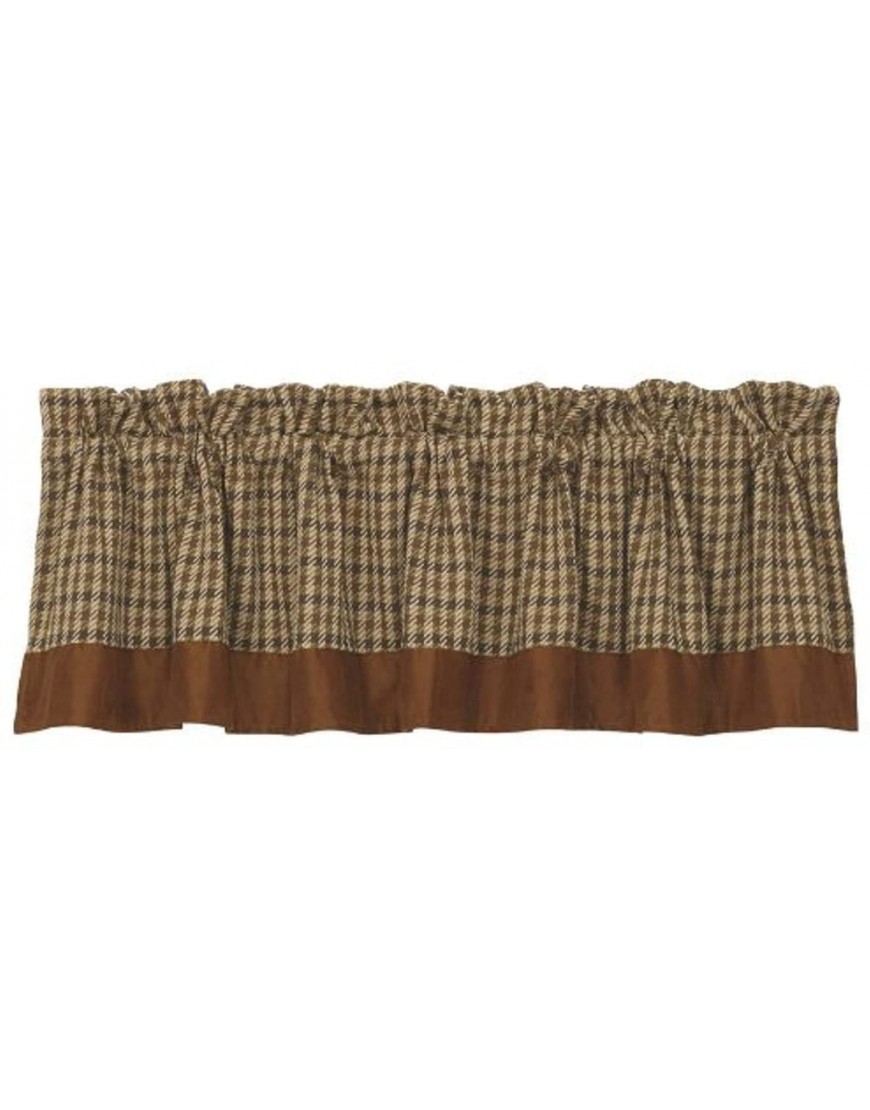 HiEnd Accents Crestwood Houndstooth Lodge Valance