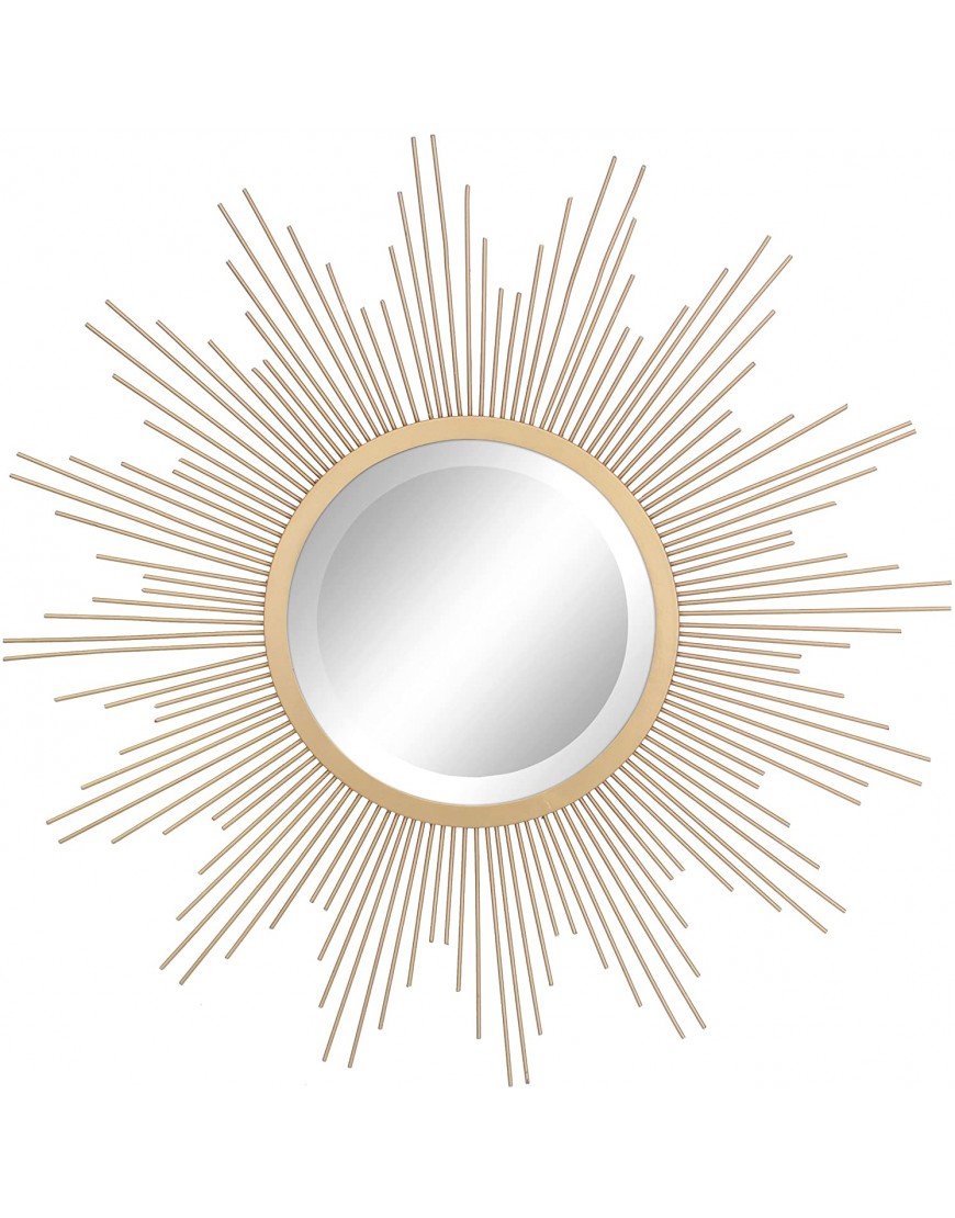 Stonebriar Sunburst Wall mirror 24 Inch Gold