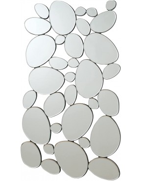 Coaster Home Furnishings Pebble Wall Mirror with Stone Shape