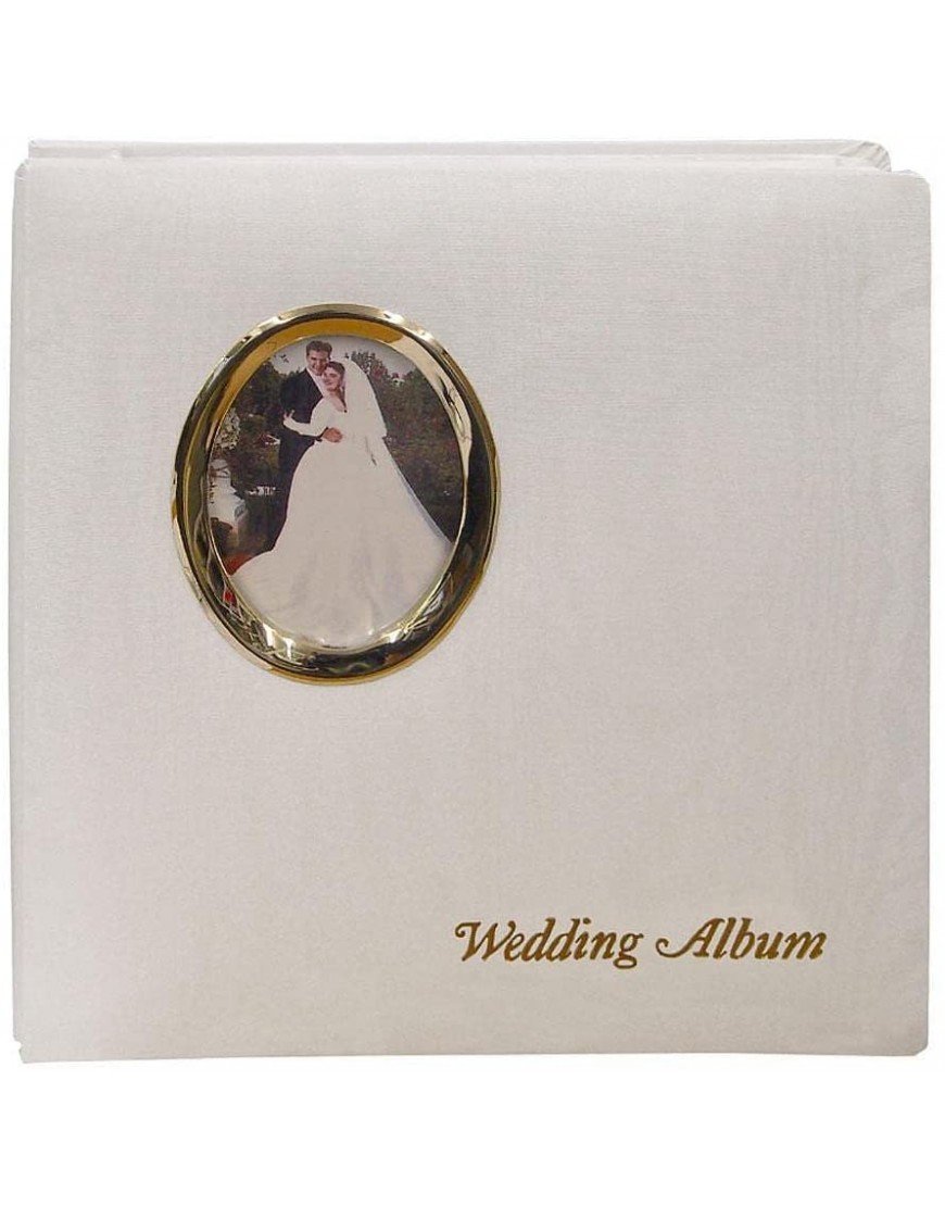 Golden Wedding Post-Bound pocket album for 5x7 8x10 prints w scrapbook pages by Pioneer 5x7