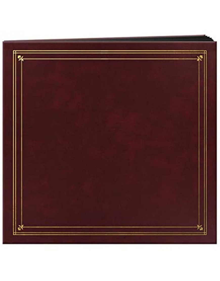 Pioneer Photo Albums 204-Pocket Post Bound Leatherette Cover Photo Album for 4 by 6-Inch Prints Burgundy