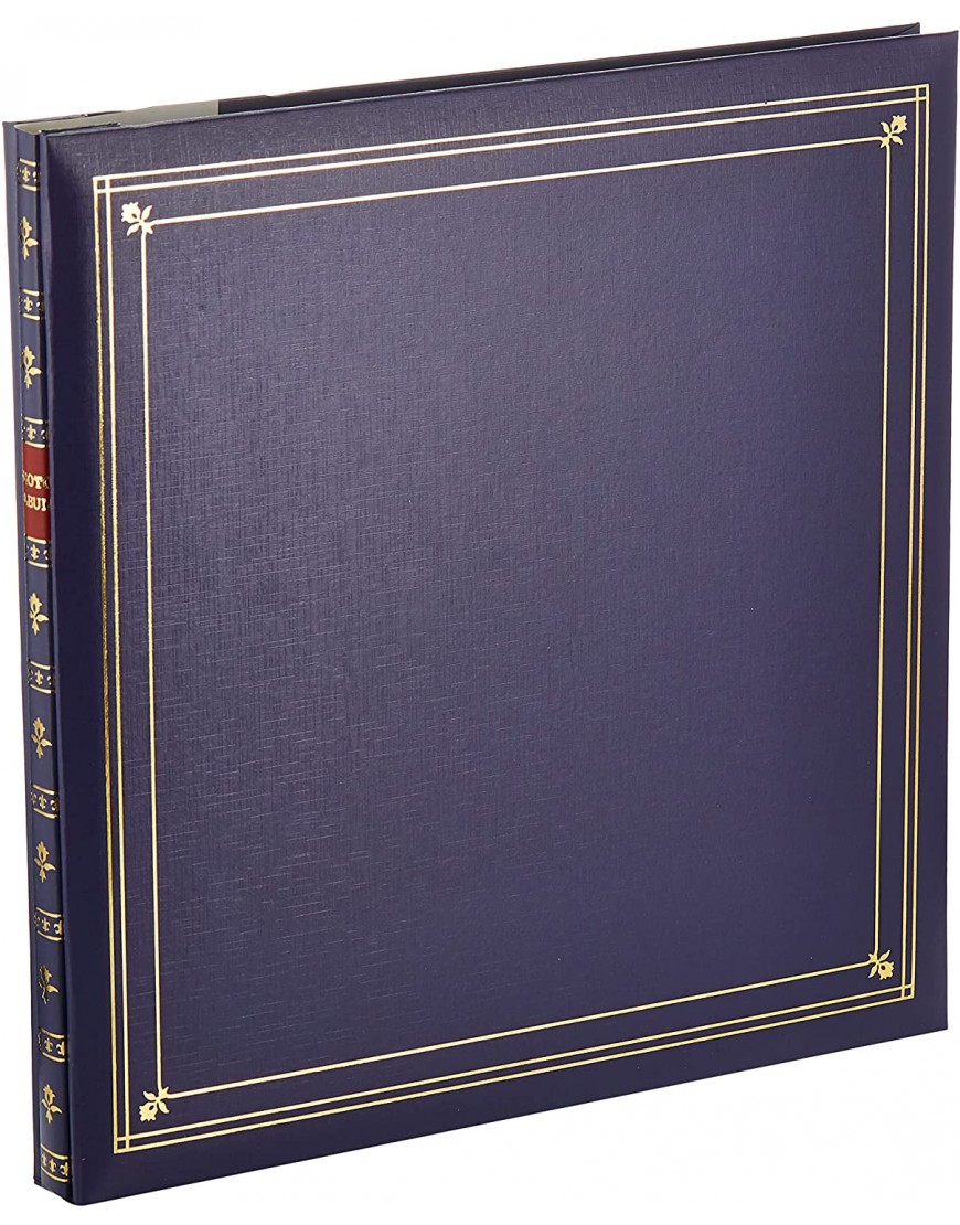 Pioneer Photo Albums MP-300 BB 300-Pocket Post Bound Leatherette Cover Photo Album for 3.5 by 5.25-Inch Prints Bay Blue