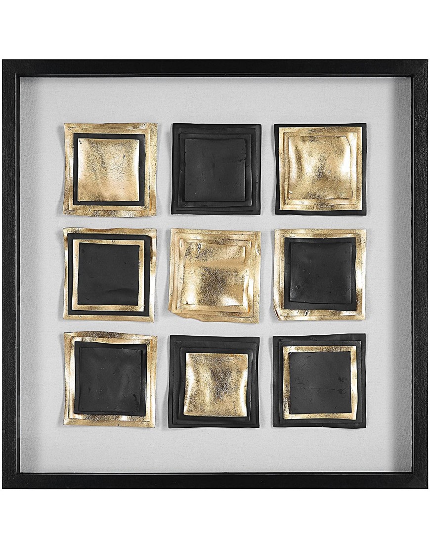 Uttermost Fair and Square 31 1 2 Square Shadow Box Framed Wall Art