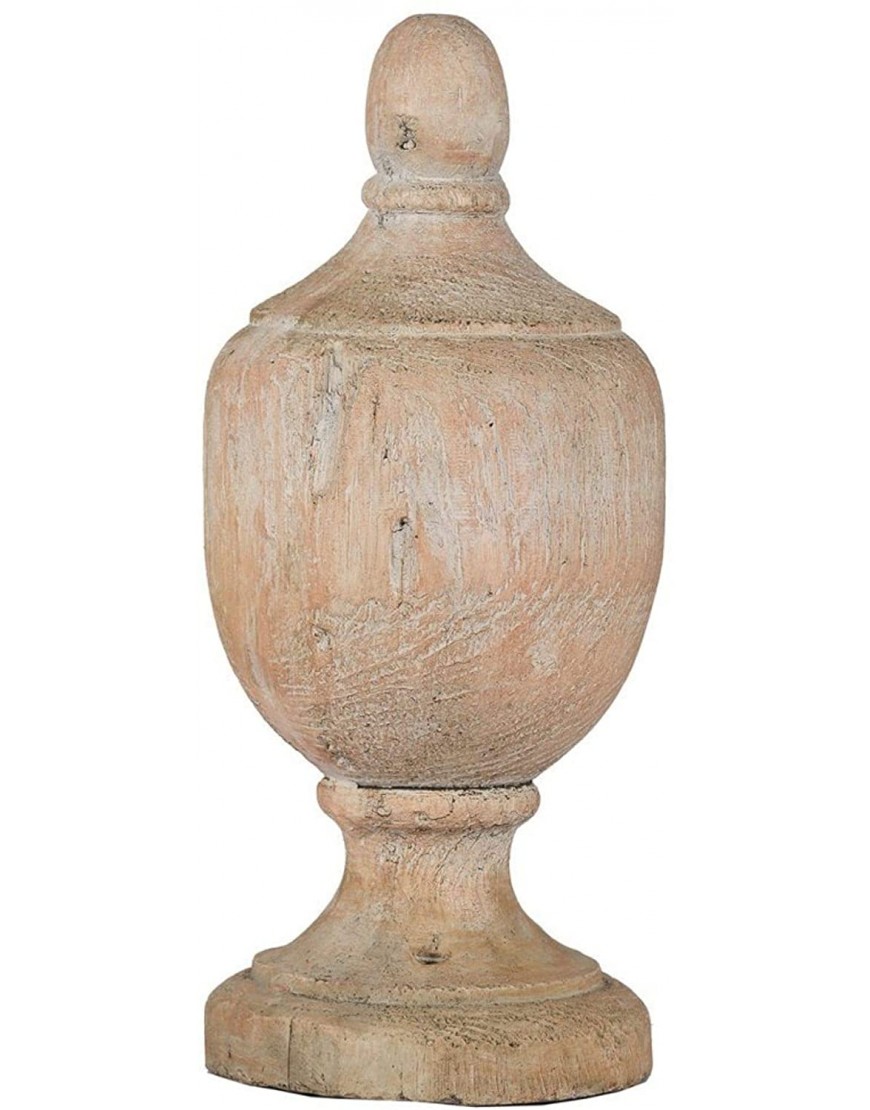 17.5 Beige Small Chester Finial Decorative Accent