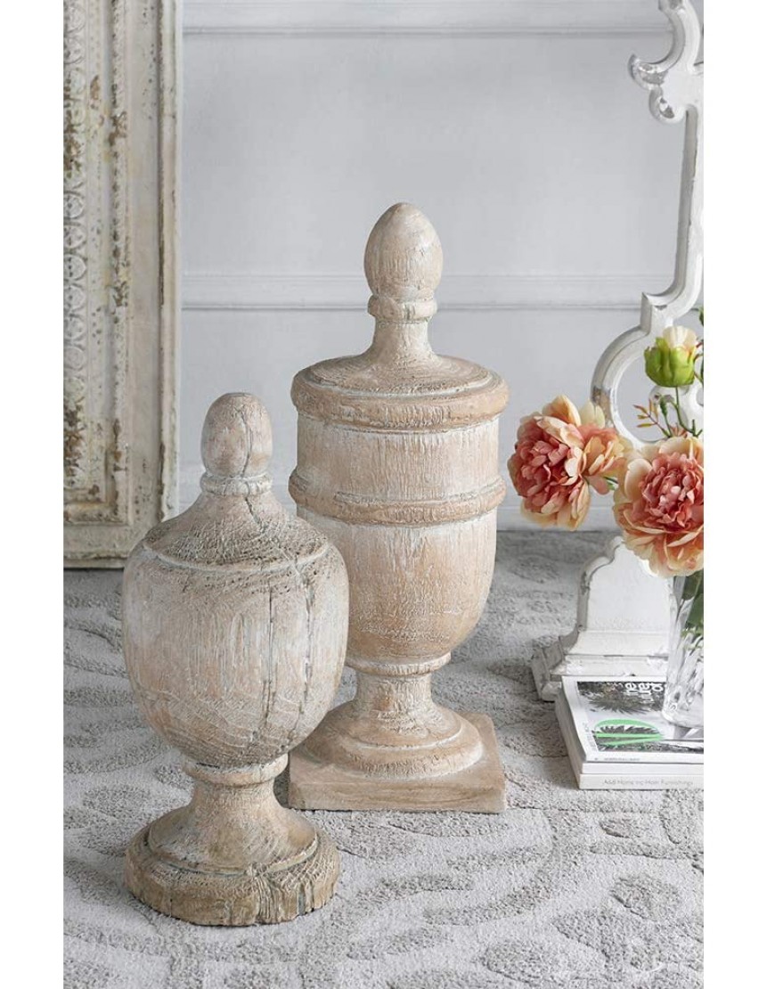 A&B Home D7.5x17.5 Chester Finial Decorative Accent for Home