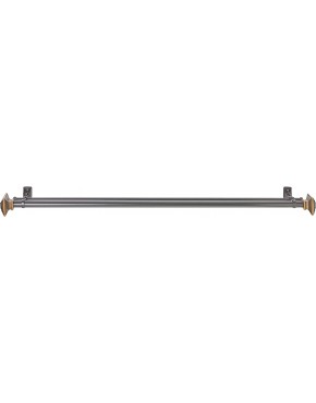 Kenney KN85064 Mission Double Curtain Rod 66-120" Oil Rubbed Bronze